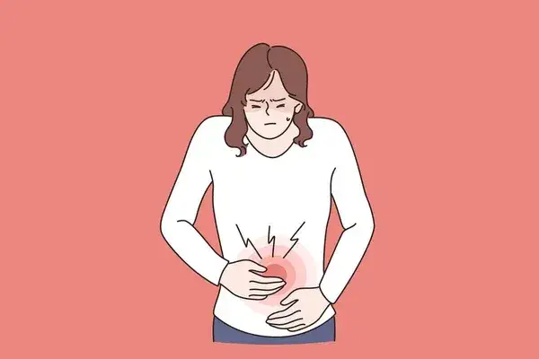 wczesna ciąża ból brzucha ilustracja